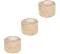 ibasenice 3piezas Caja De De Primer De Cabello De Madera Para Contenedor De Almacenamiento De Cabello Infantil Para Conservación De Recuerdos y Decoración De Guardería