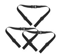 ibasenice 3piezas Correa de Pecho para Mochila Correa de Arnés Ajustable Cinturón de Pecho Seguro con Hebilla de Liberación Rápida para Senderismo y Excursiones Escolares