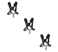 ibasenice 3piezas De Hombro Para Saxofón Tenor Soporte Ergonómico Desmontable Para Músicos Color Negro