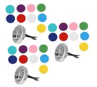 ibasenice 3piezas Difusor De Para Coche Clip Ventilación Almohadillas Reutilizables De Ambientador Para Días Especiales y Olores Frescos El Vehículo