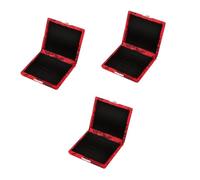 ibasenice 3piezas Estuche De Almacenamiento Para Oboe Caja De Duradera Capacidad Para Reeds Protección y Transporte Seguro Color Rojo