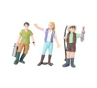 ibasenice 3piezas Figuras De PVC Decoración De Grandja Adornos De Muñecas De Personajes Decoración De Mesa Estilos