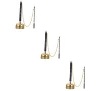 ibasenice 3piezas Flexible Chime Para Budista Utensilio Ritual Dharma De Templo Para Ceremonias y Decoración Del Hogar