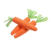 ibasenice 3piezas Juguetes para Conejos De Zanahoria y Mazorca De Maíz Juguetes Masticables para Hámsters y Cobayas para Jaulas De Conejos