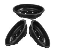 ibasenice 3piezas Maceta Grande Ovalada De Plástico para Bonsái Macetas para Plántulas De Jardín De Plástico Extra para Flores para Balcón Porche