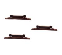 ibasenice 3piezas Puente De Guitarra De Archtop De Sillín De Hueso De Luthier Para Guitarra Jazz y Mandolina Diseño Personalizado Superficie Suave y Fondo