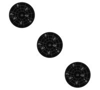 ibasenice 3piezas Rueda De Acordes De Guitarra De Aleación De Aluminio Herramienta De Teoría Musical Disco Melódico Fácil De Usar Para Principiantes y Músicos Mejora Tu Conocimiento