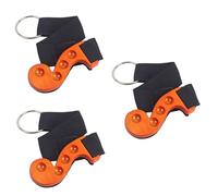 ibasenice 3piezas Soporte Antideslizante De Madera Para Protector De De Base De Anclaje Para Suelo Diseño Para Estabilidad Naranja Negro