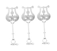 ibasenice 3piezas Soporte De Partituras Para Piccolo Soporte Ligero y Portátil Clip De Sujeción Para Práctica Banda y Lectura De Música
