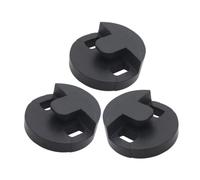 ibasenice 3piezas Sordina de Goma para Violonchelo Sordina Redonda Negra para Práctica Apartamentos Amortiguador Silenciador Absorbente de Sonido para Ensayos Nocturnos