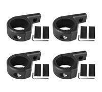 ibasenice 4 Abrazaderas para Faros de Motocicleta, Soporte de Montaje para