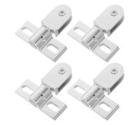 ibasenice 4 Juegos Bisagras Pivotantes para Puertas de Ducha de Acero Inoxidable Soporte Reforzado para Vidrio Templado Ajuste Preciso Instalación Fácil Mamparas de Baño