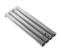 ibasenice 4 Patas de Estufa Desmontables de Acero Inoxidable Reforzado para Cocina al Aire Libre Instalación Fácil y Soporte Extendido para Camping