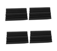 ibasenice 4 Piezas Absorbentes del Sonido y Bloque Trapezoidal Insonorizado Alta Densidad, Diseño Clásico, Instalación Práctica para Estudio de Grabación y Acústico Profesional