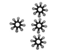 ibasenice 4 Piezas Batería Campana De Charles Para Accesorios Para Charles De Platillo De Charles Hihat Pandereta Panderetas Charles Campana De Platillo Hihat La Mascota