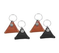 ibasenice 4 Piezas Bolsa De Púa De Guitarra Bolsa De Púa De Cuero PU Bolsa De Almacenamiento De Púas De Guitarra Regalo para Guitarristas Bolsa De Púas De Guitarra Amplificador Música Hombre