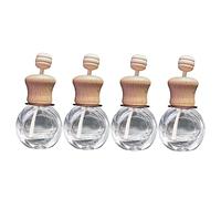 ibasenice 4 Piezas Botella De Perfume Botellas Difusoras De Aceites Esenciales Difusores De Coche Para Aceites Esenciales Difusor De Aceite Esencial Para Coche Vidrio Interior Automático