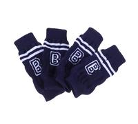 ibasenice 4 Piezas Calcetines Perros Pequeños Protección de Fáciles de Limpiar Duradero y Cómodo Calentadores de Patas Mascotas
