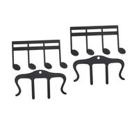 ibasenice 4 Piezas Carpeta De Musica Carpeta De Música De Piano Titular De La Página Del Libro De Música Abrazadera De Nota Musical Titular Del Abridor De Libros Metal Titular De La Película