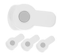 ibasenice 4 Piezas Cerraduras de Horno Adhesivas para Bebés Bloqueo Giratorio sin Taladro Seguridad para Puertas de Microondas Refrigeradores y Reutilizables y Resistentes para Protección