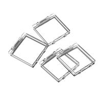 ibasenice 4 Piezas Cubierta Protectora para Botón de Encendido de Plástico de 41mm, Protector para Pulsador Instalación Fácil, Adecuado para Pc, Lavadora y Lavavajillas