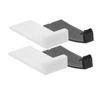 ibasenice 4 Piezas De Almohadillas Para Puntas De Arco De Violín, Cuñas De Repuesto Negro y Blanco Para Accesorios De Violín, Compatible Arcos De Viola, Mejora Control y Precisión Al Tocar