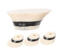 ibasenice 4 Piezas de Cabezales de Poste de Repuesto Accesorios de Accesorios para Postes Superiores Material de Baquelita de Hueso Resistente para Uso a Largo Plazo