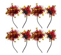 ibasenice 4 Piezas Diadema Estrella Brillante para Mujer Accesorio de Pelo con Purpurina para Fiesta Cumpleaños y Despedida de Soltera Decoración Fin de Año