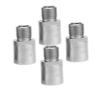 ibasenice 4 Piezas Extensores de Pedal para Bicicleta de Eje de Pedal Cromolí Extensión de Rodamientos Resistentes Fácil Instalación sin Herramientas Profesionales