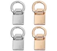 ibasenice 4 Piezas Hebillas para Hacer Bolsos, Hebilla de Cadena Creativa y Decorativa, Color, Accesorio Compacto y Duradero para Fabricación y Reparación de Bolsos, Adecuado