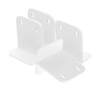 ibasenice 4 Piezas Kit Estabilizador de Parque Infantil Base del Corral Abs Blanco para Muebles y Parques Infantiles para Bebés y Mascotas, Evita Caídas y Colapsos