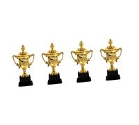 ibasenice 4 Piezas Mini Dorado Infantil para Ganadores Premio Deportivo Resistente para Fútbol y Concursos Escolares Reconocimiento para Partidos y Exámenes