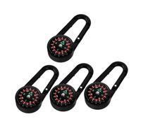 ibasenice 4 Piezas Mosquetón Brújula Resistente para Senderismo Camping y con Materiales Impermeables y Alta Capacidad de para Actividades