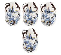ibasenice 4 Piezas Ocarina Collar De Silbato Juguete Con Sonido De Silbato Rellenos De Calcetín De Cumpleaños Regalos Chinos Mini Instrumentos Juguete De Sonido Importante Niño Cerámica