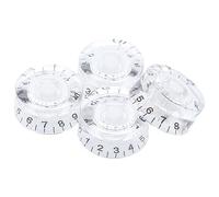 ibasenice 4 Piezas Perilla De Volumen Perilla De Guitarra Acustica Amplificador De Bajo Perillas De Amplificador De Guitarra Botón Giratorio De Guitarra Acrílico Accesorios Potenciómetro