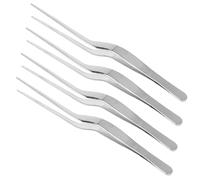 ibasenice 4 piezas Pinzas para Limpieza de Oídos Curvas de Acero Inoxidable de Removedor de Cera Seguro y Reutilizable para Uso Casa y Salón Herramienta Precisa para Cuidado del Canal