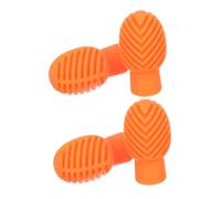 ibasenice 4 piezas Puntas de Silicona para Baquetas de Batería Amortiguadores de Ruido Silenciosos para Práctica Casa Protección Duradera para Parches y Reducción de Desgaste