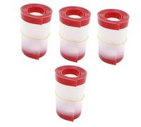 ibasenice 4 Piezas tira protectora cojín tope de puerta orejas de elfo protector cajon tapón protector de dedos tapón de dedo de la puerta del niño Bisagra Candado de seguridad Almohadillas