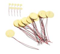 ibasenice 40 Discos Zumbadores Piezoeléctricos de Cobre para Guitarra Acústica, Fácil Instalación y Sonido Fuerte y Estable, Ideales para Pickups y Disparadores de Batería