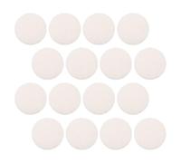 ibasenice 40 Piezas Almohadillas Desmaquillantes de Celulosa, Esponja Limpiadora Facial Redondeada de Color Claro, para Niñas y Mujeres, Uso en Salón y Hogar, Paquete
