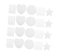 ibasenice 40piezas Comprimidos Perfumados Para Coche Sublimación Aromáticas Diy Formas Corazón Estrella Hojas De Sublimación Para Ambientador Colgante