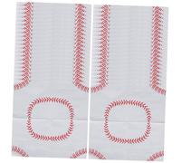 ibasenice 40piezas Servilletas De Desechables De Béisbol Decoración De Fiesta Deportiva Accesorios Para Cumpleaños y Reuniones Familiares Diseño De Patrón De Béisbol Suaves y