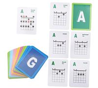 ibasenice 49piezas Electric Guitar Chord Chart Guía Práctica De Para Principiantes y Póster De Para Guitarra Eléctrica y