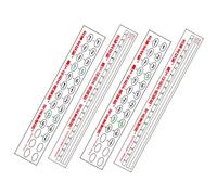 ibasenice 4hojas Etiquetas De Musical Para Guzheng Calcomanías De Para Principiantes Accesorios De Identificación De Posición Para De Usar Residuos De Pegamento