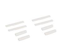 ibasenice 4juegos Cejuela De Hueso De Buey Para Guitarra Clásica y Acústica Reemplazo De Puente y Sillín De Accesorios Musicales Color Blanco