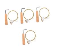 ibasenice 4juegos Cuerdas De Arpa De Metal Con Llave De Afinación Accesorios Musicales Para Instrumentos De Cuerda Arpa y Lira