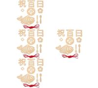 ibasenice 4juegos Placa De Madera Para Celebrar El Centésimo Día De Vida Del Accesorio Fotográfico Para Recién Nacidos y Decoración De Shower Para Capturar Momentos Especiales