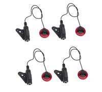 ibasenice 4juegos Transductor Piezoeléctrico Autoadhesivo Para Guitarra Violín Ukulele y Mandolina Instalación Sin Compatible Amplificadores y Grabadoras
