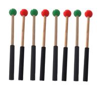 ibasenice 4pares Baquetas Para De Lengua Mallets De Percusión Mango Para Xilófono y Marimba