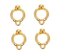 ibasenice 4piezas Accesorios Aves Anillos Metalicos Pata Unids Entrenamiento Mano